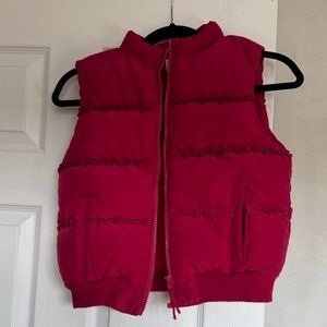 Crazy 8 Cherry Red Kids Puffer Vest